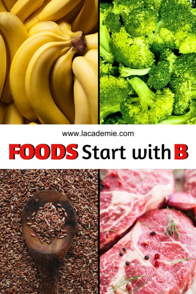 Foods That Start With B