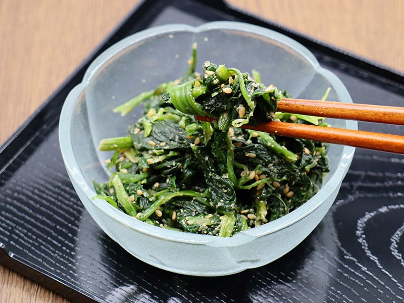 Gomaae Spinach Sesame Salad 