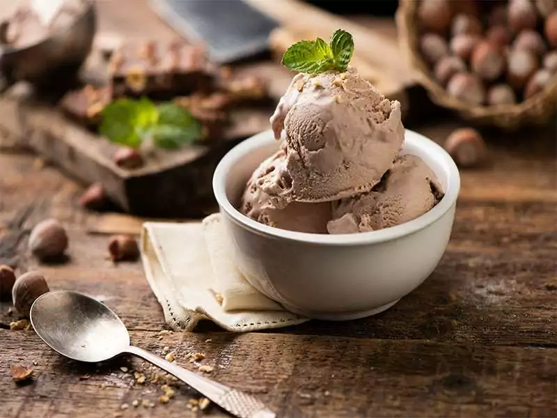 Hazelnuts Ice Cream