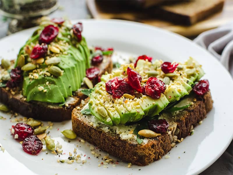 Healthy Avocado Cranberries