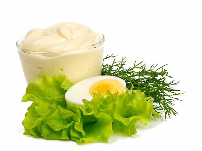 Mayonnaise Boil Egg