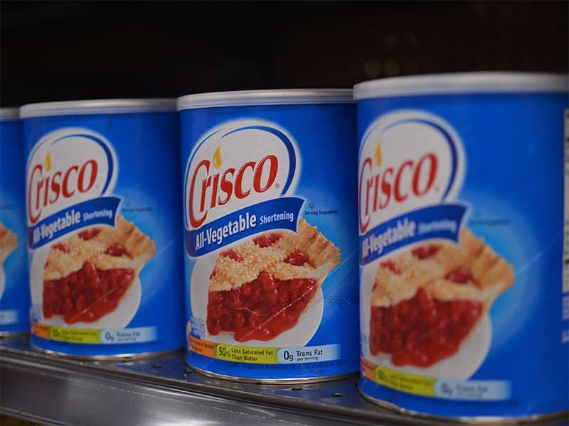 Place Crisco Shortening