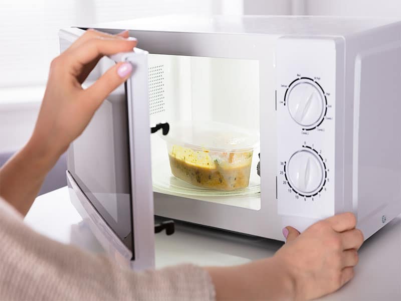 Preparing Food Microwave