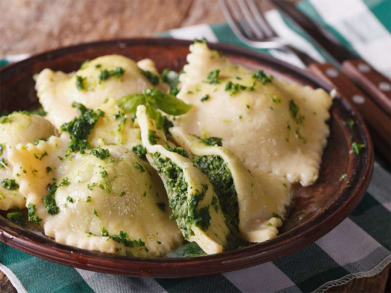 Ravioli Spinach Cheese