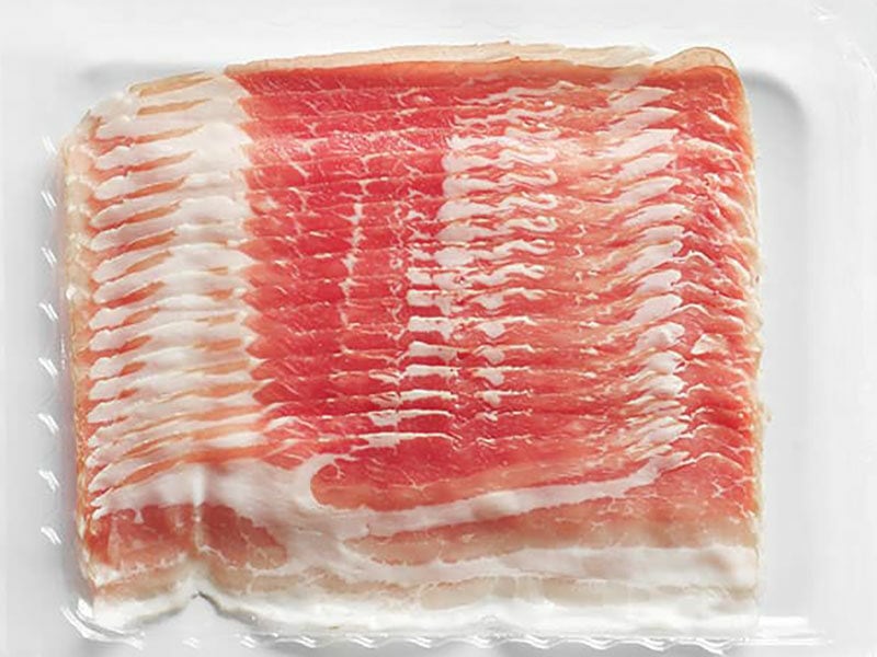 Raw Rasher Bacon Package