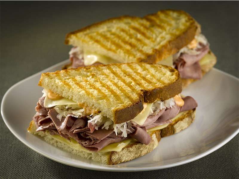 Reuben Panini Sandwich