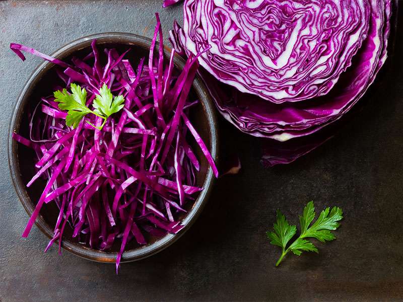 Shredded Red Cabbage