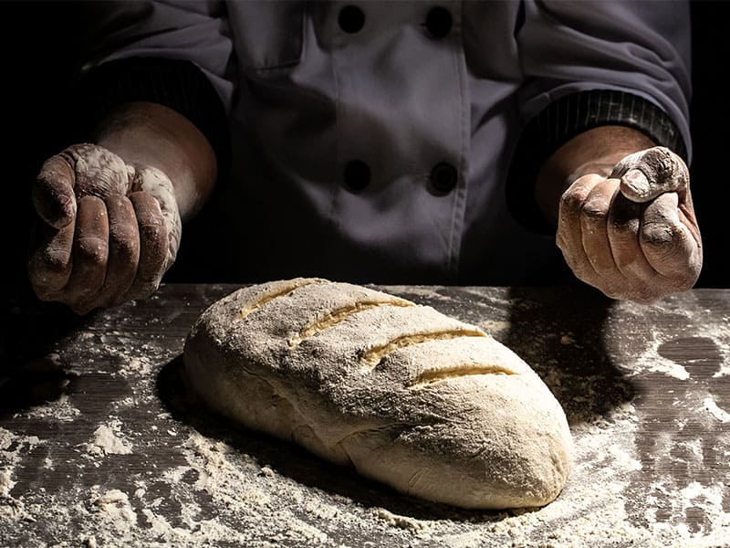 Strong Hands Knead Dough