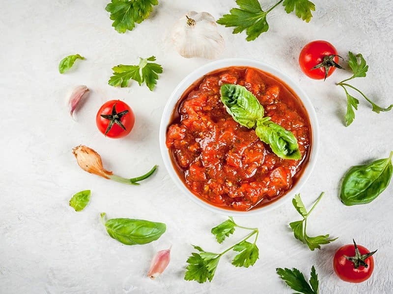 Tomato Sauce Marinara Pasta