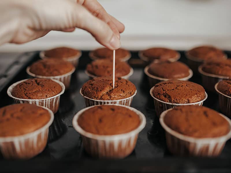 Toothpick In Center Brownies