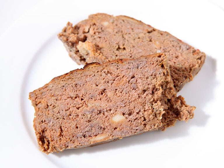 Two Slices Homemade Meatloaf