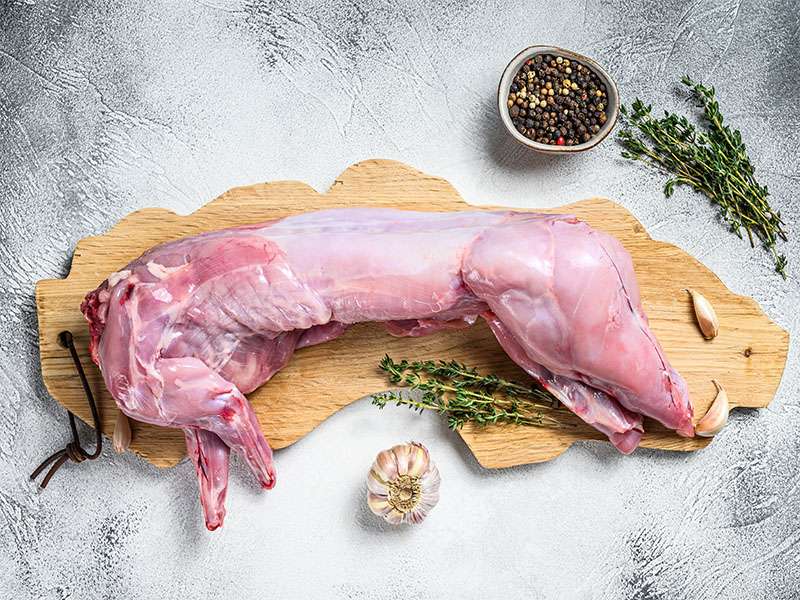 Whole Raw Rabbit