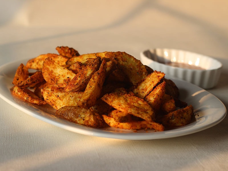 Air Fried Potato Wedges