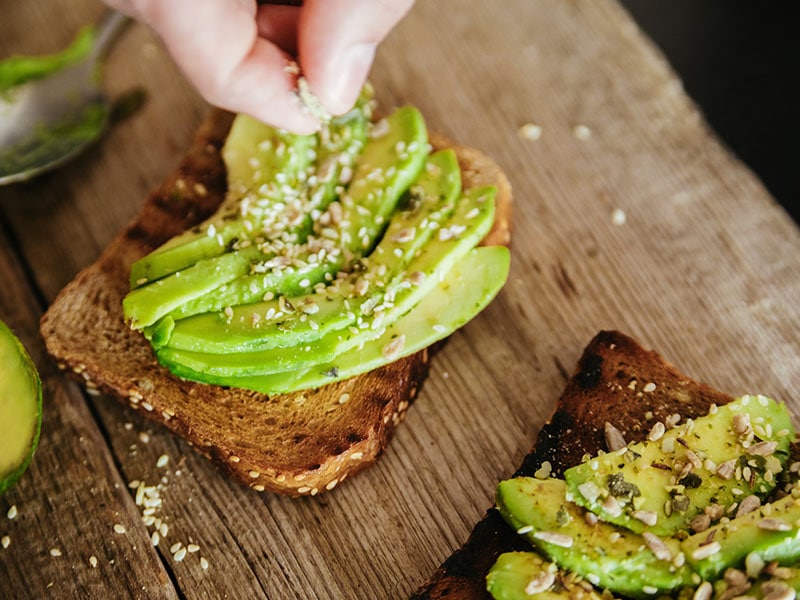 Avocado Toast Hand