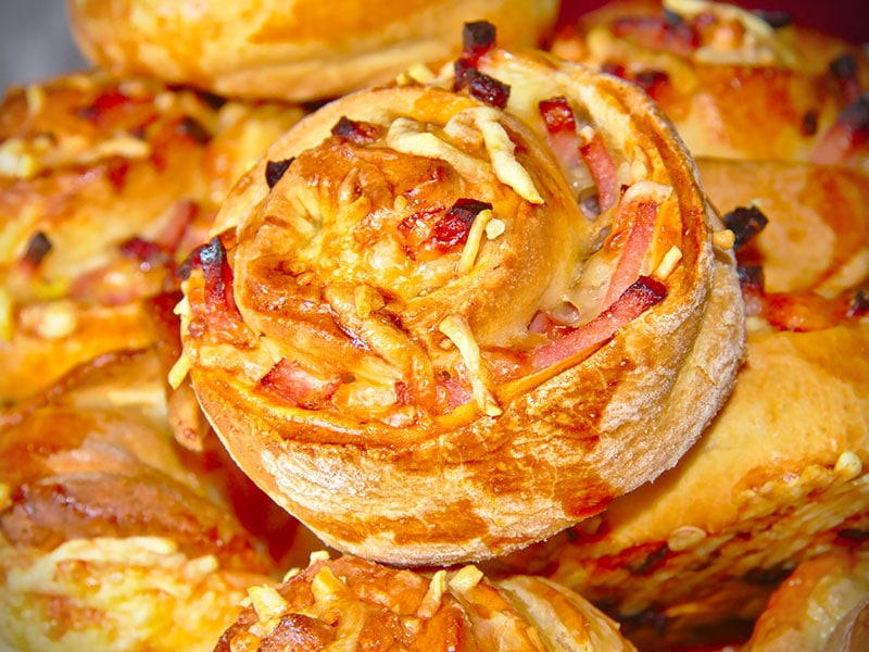 Baked Ham And Cheese Rollups