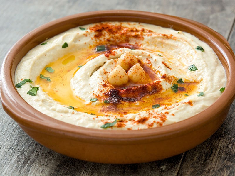 Bowl of Chickpea Hummus