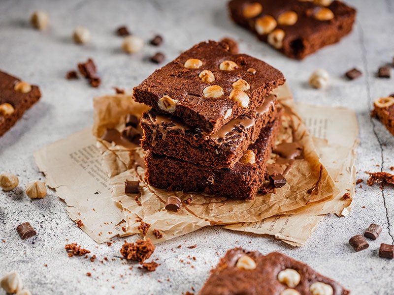 Chocolate Pecan Sheet Cake