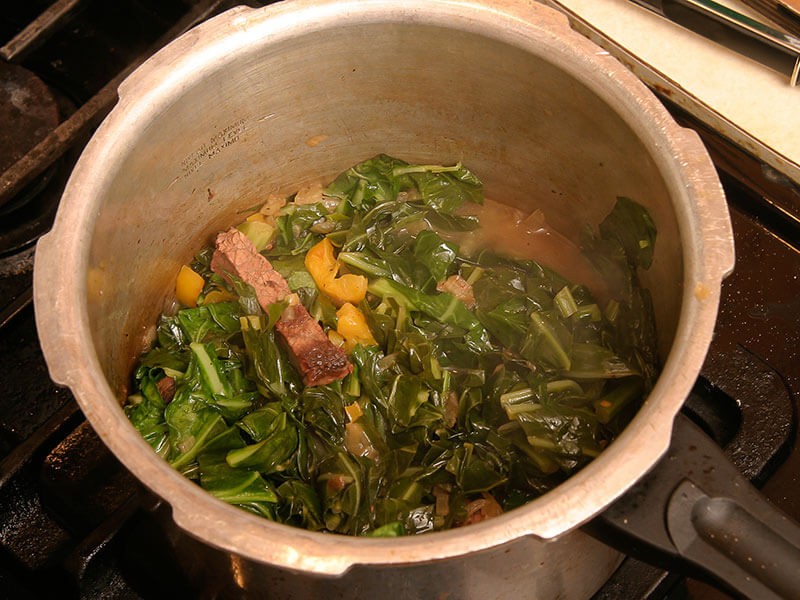 Collard Greens Pot