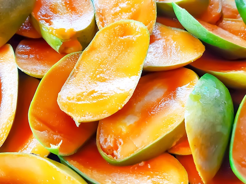 Dasheri Mango Slices