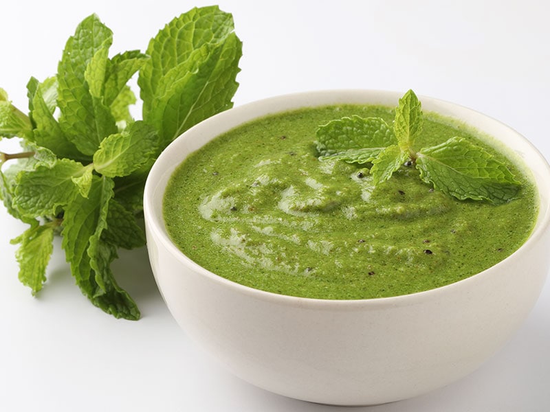 Fresh Green Mint Chutney