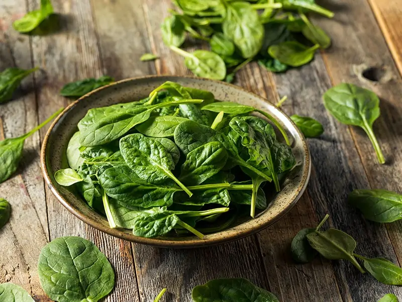 Fresh Spinach Leaves