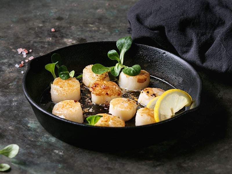 Fried Scallops Butter Lemon