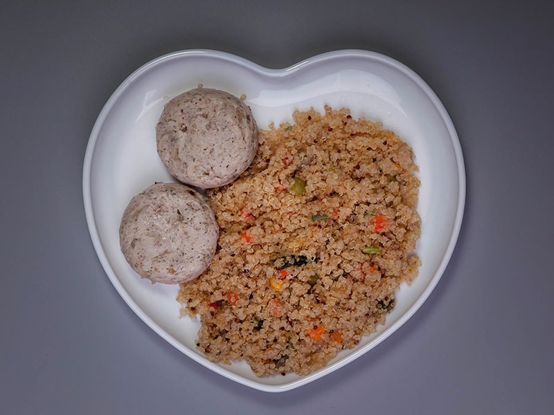 Garnished Quinoa Vegetables