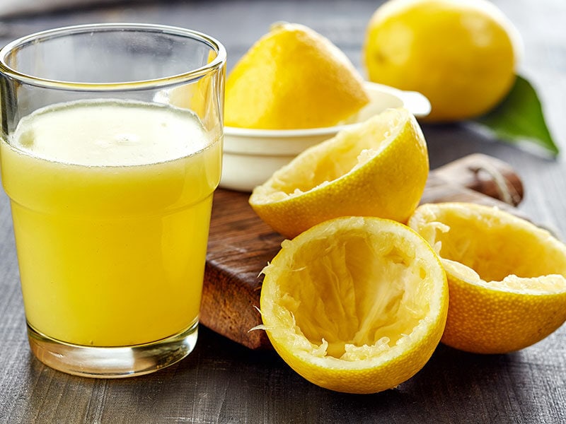 Glass Lemon Juice