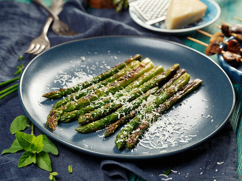 Grilled Green Asparagus