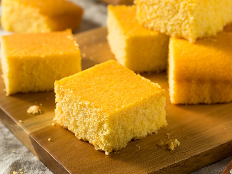 Homemade Cut Cornbread