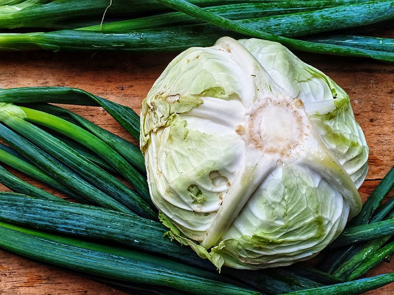 Leeks Cabbage