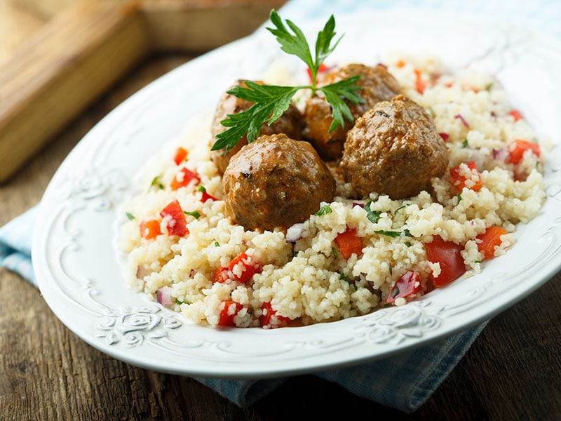 Meatballs Couscous Vegetables