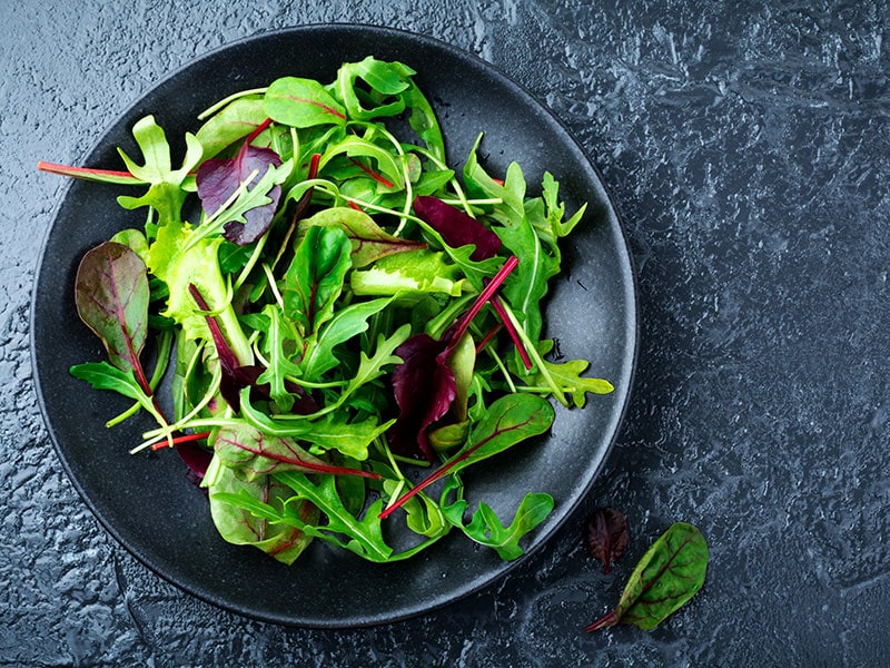 Mix Fresh Leaves Arugula Lettuce