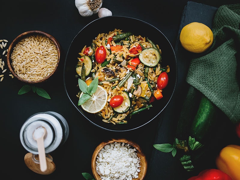 Orzo With Roasted Vegetable