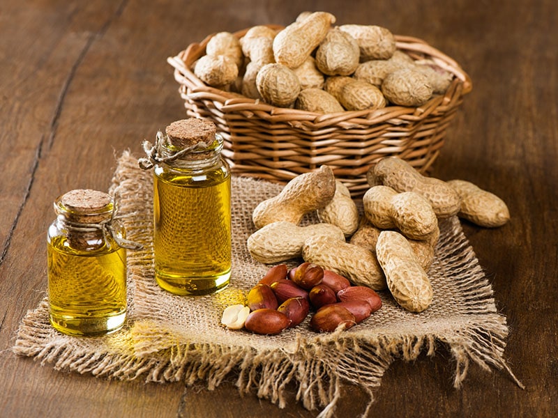 Peanut Oil Bottles Nuts