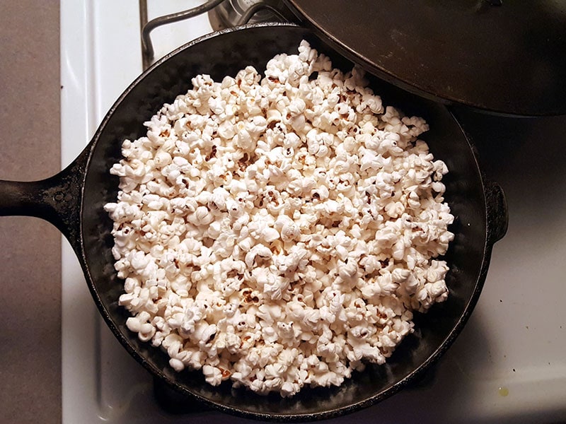 Popcorn Cast Iron Pan