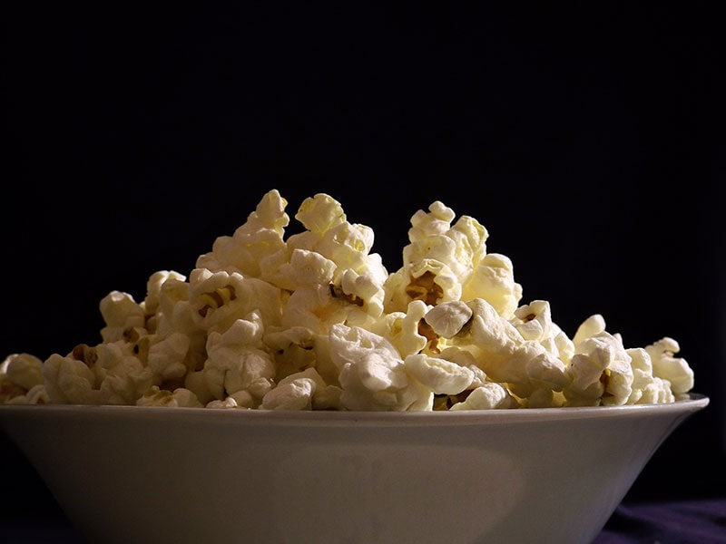 Popcorn Reach Room Temperature