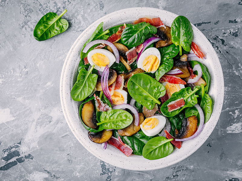 Spinach Salad Bacon