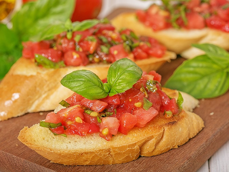 Tomato Basil Bruschetta