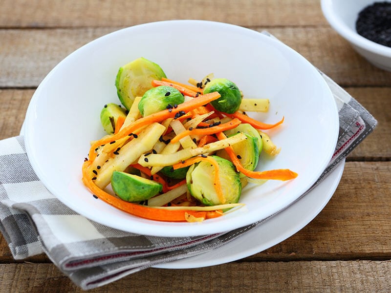 Yummy Carrot Brussels Sprouts