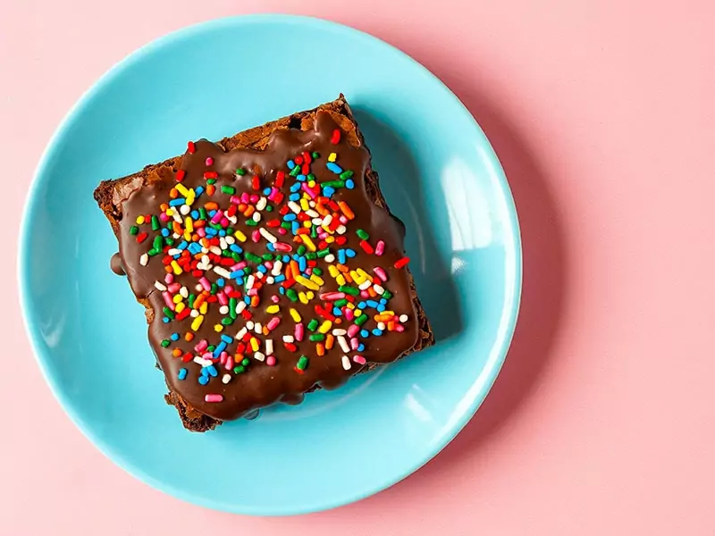 Brownie Chocolate Frosting Sprinkles