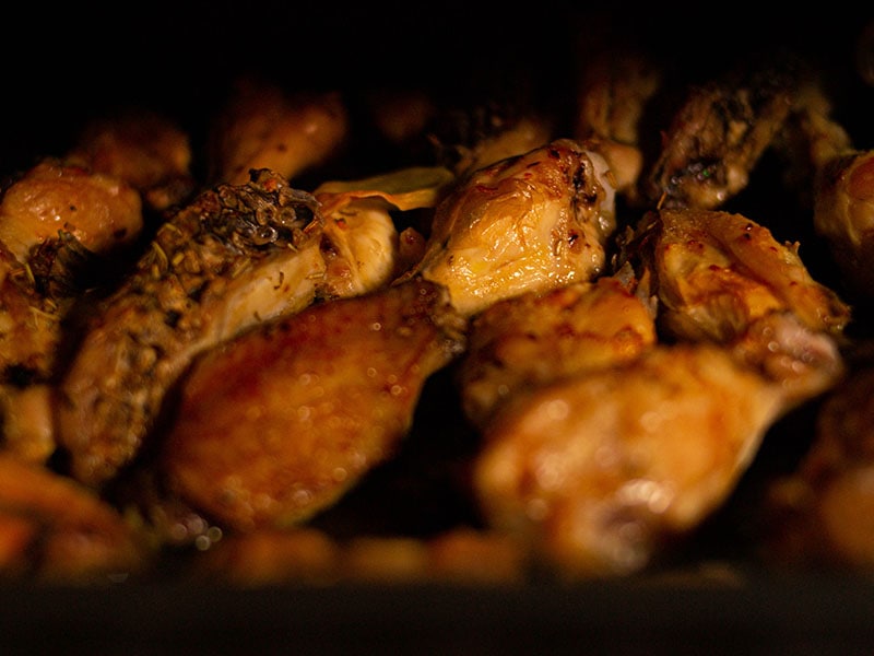 Chicken Wings Inside Oven