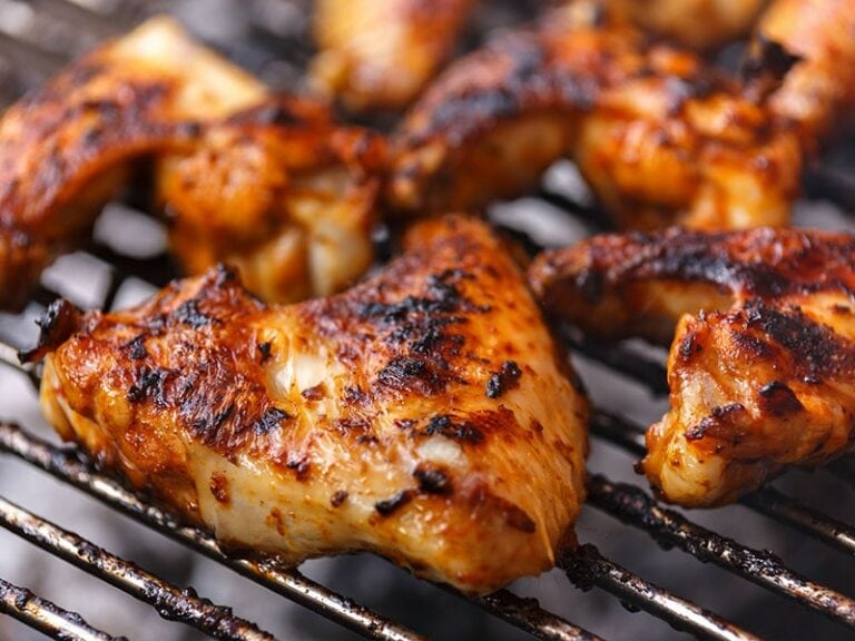 Chicken Wings On Grill
