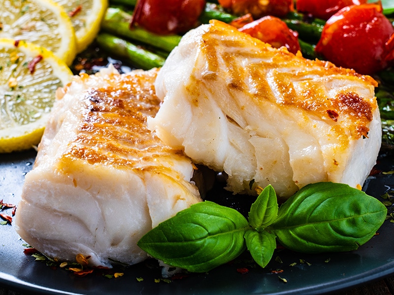Cod Fillets With Basil
