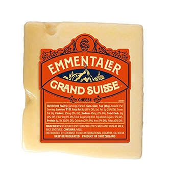 Grand Suisse Block Form Swiss Cheese