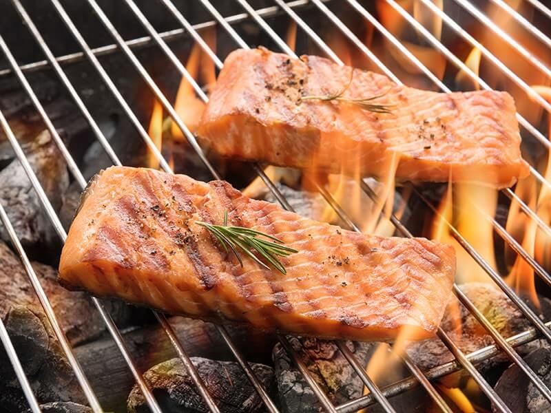 Grilled Salmon Steaks