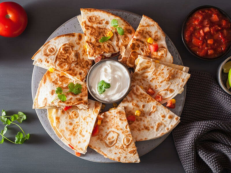 Mexican Quesadilla Chicken Tomato