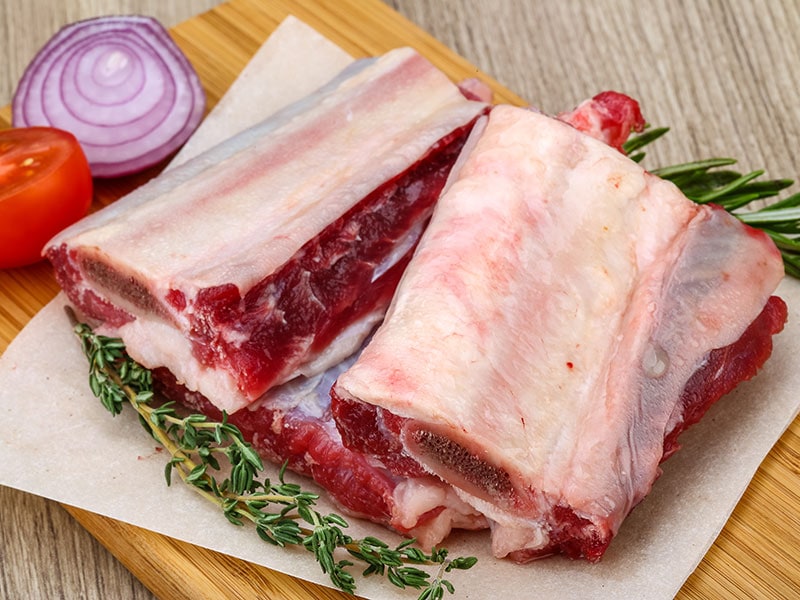 Raw Beef Ribs