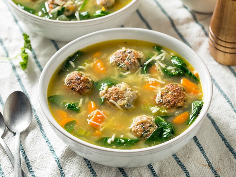Soup Spinach Meatballs