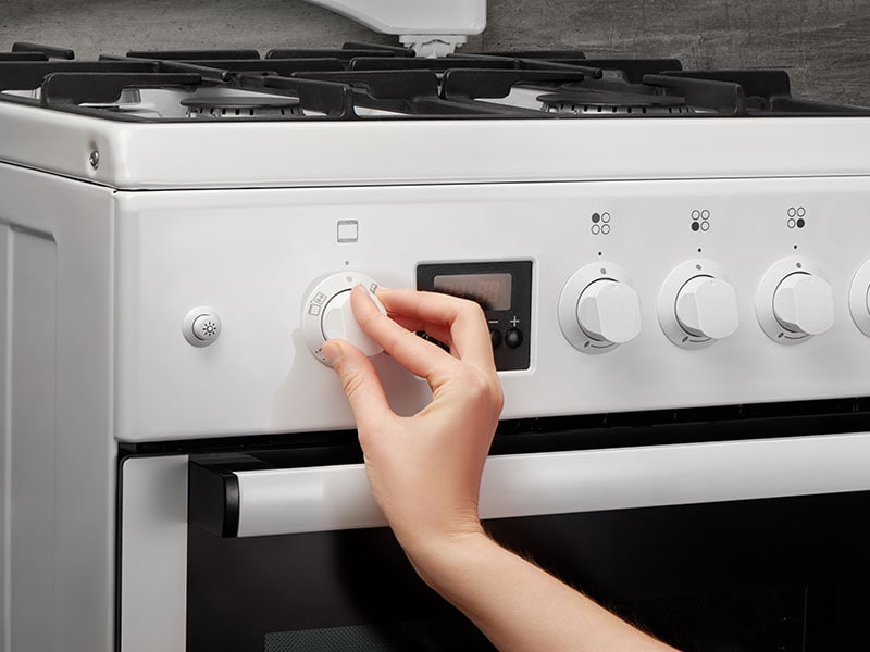 Turning on The Oven